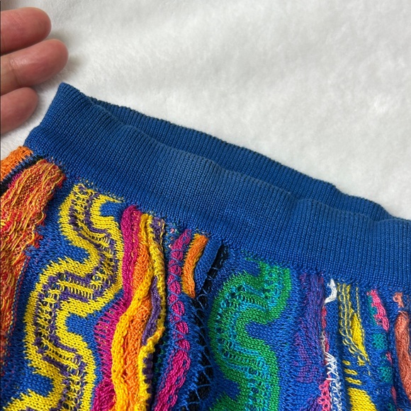 🖤Vintage NWT🔺RARE 💕 COOGI 3D Textured Knit Halter Top and Skirt Set - Picture 11 of 15